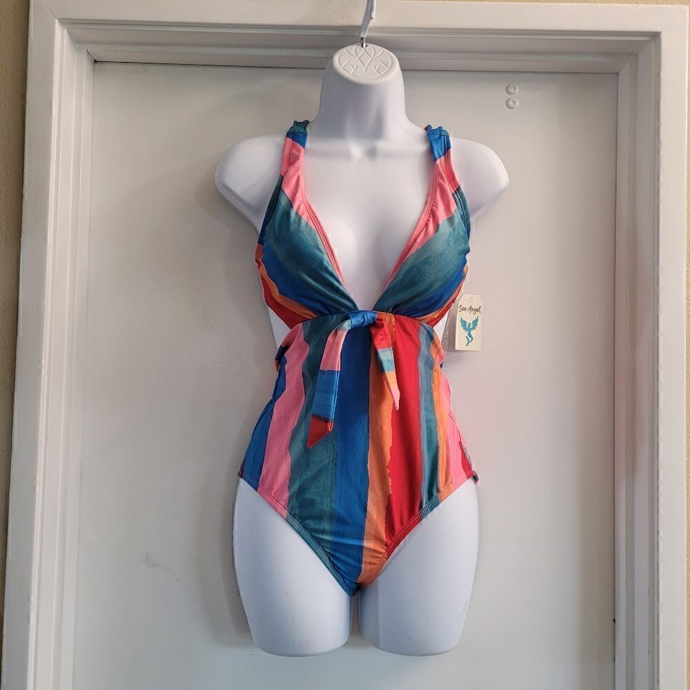 Sea Angel one piece bathing suit XS NWT